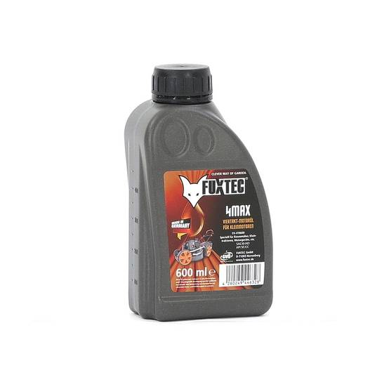 Huile moteur - FUXTEC - 4 temps 0,6 litre SAE 30 pour tondeuses, débroussailleuses, appareils motorisés, Made in Germany