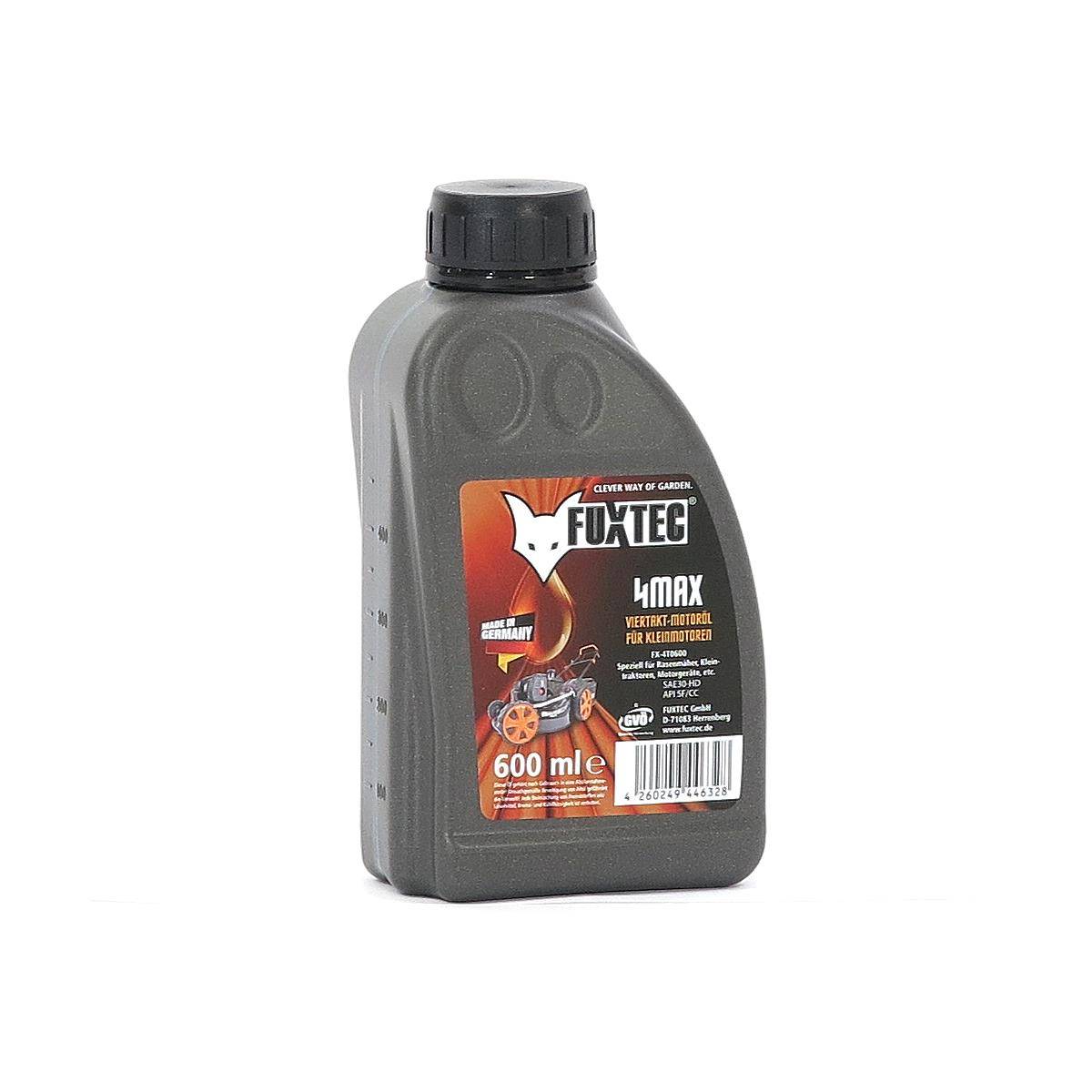 Huile moteur - FUXTEC - 4 temps 0,6 litre SAE 30 pour tondeuses, débroussailleuses, appareils motorisés, Made in Germany