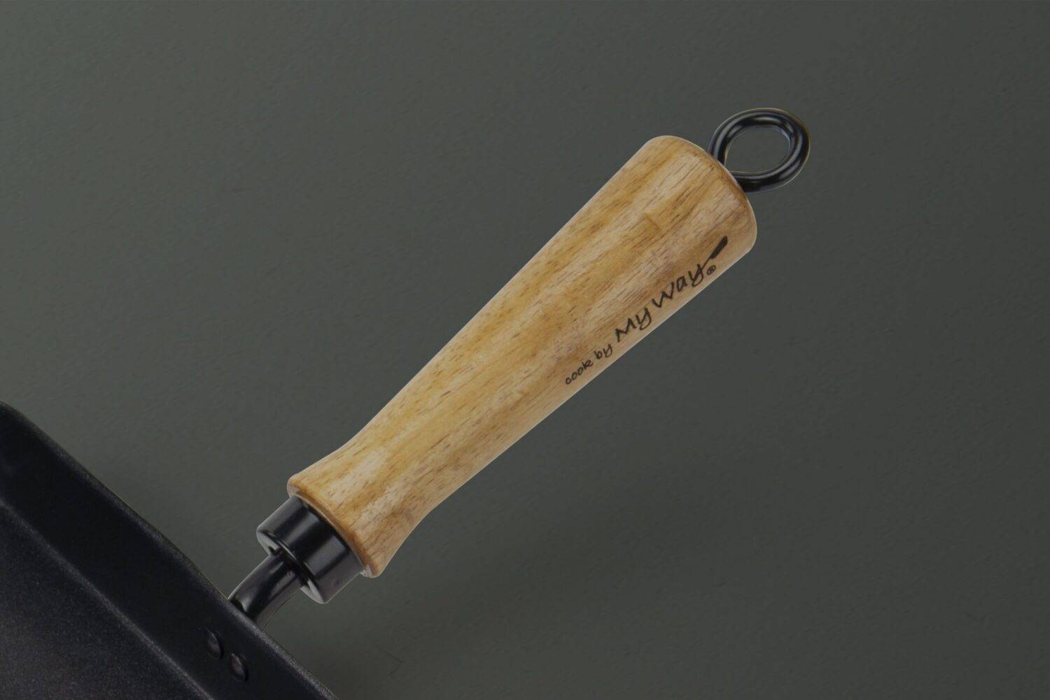 Poêle à œufs - 39 x 20 cm - En acier carbone - Compatible toutes plaques de cuisson - Myway - Image 3
