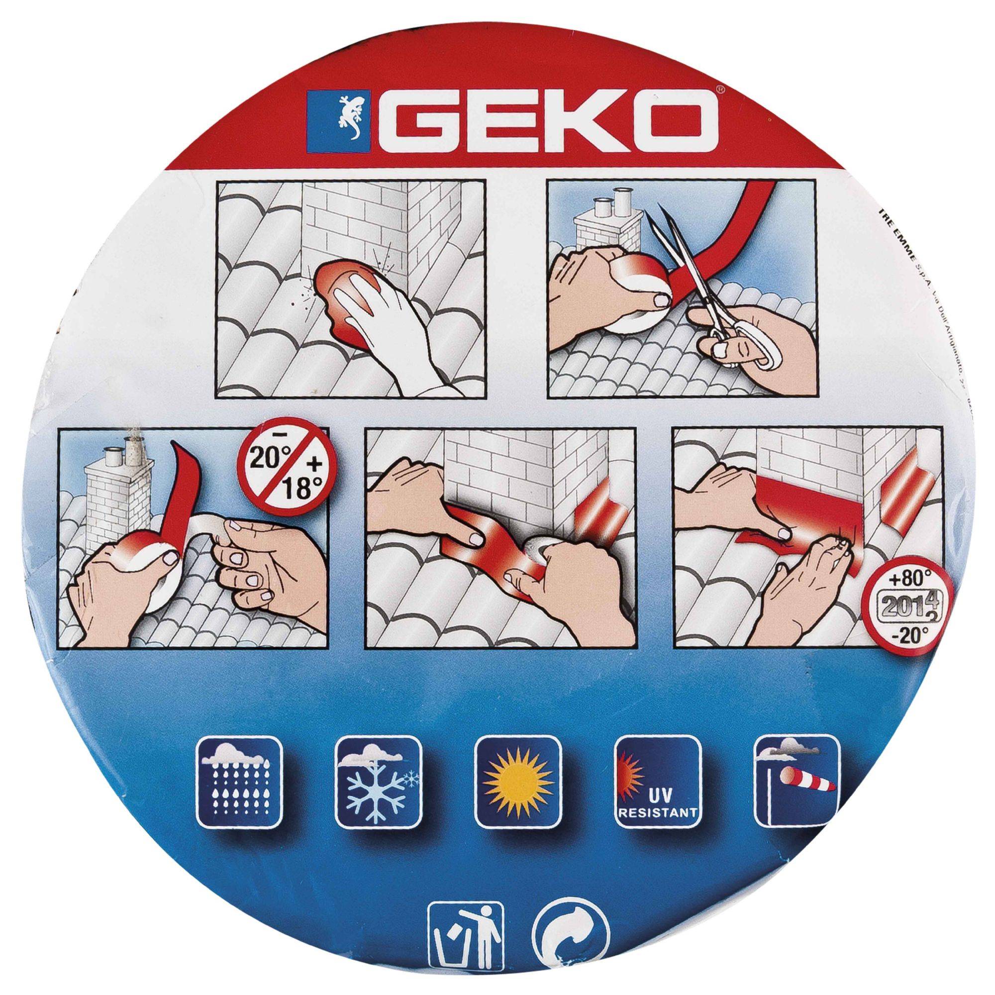 Geko - Bande 7.5cmx10m étanchéité alu et bitume - Image 3