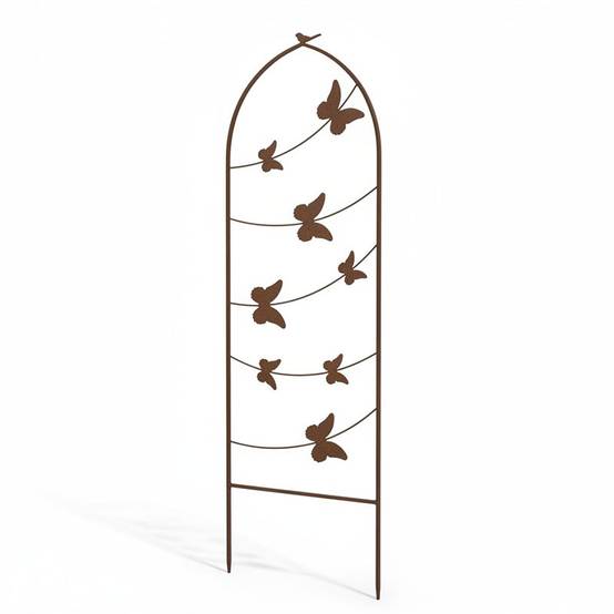 La Grande Prairie - Treillage de jardin papillon 38x2x119cm - Image 1