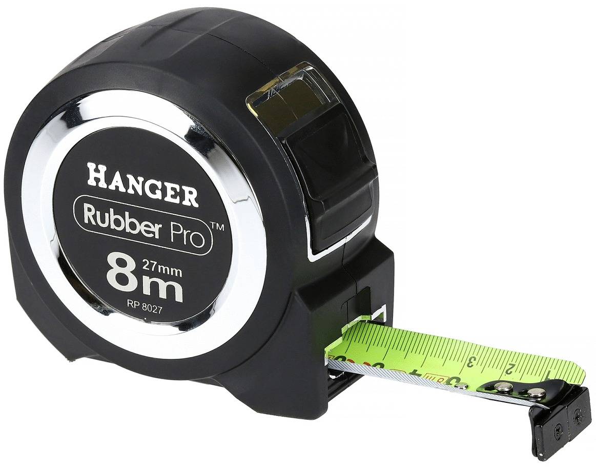 Mètre ruban 8m x 27mm 'Rubber Pro' - HANGER - 100051 - Image 1