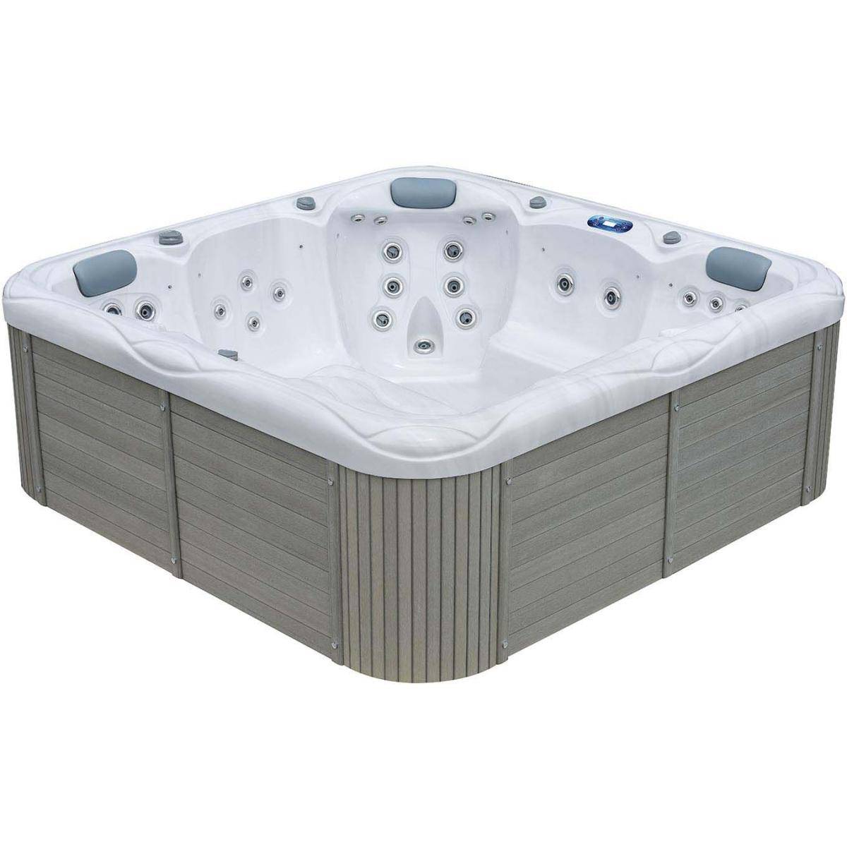 Mlspa - Spa rigide cuve acrylique et châssis bois ML650 (5 places dont 2 allongées) - Image 1