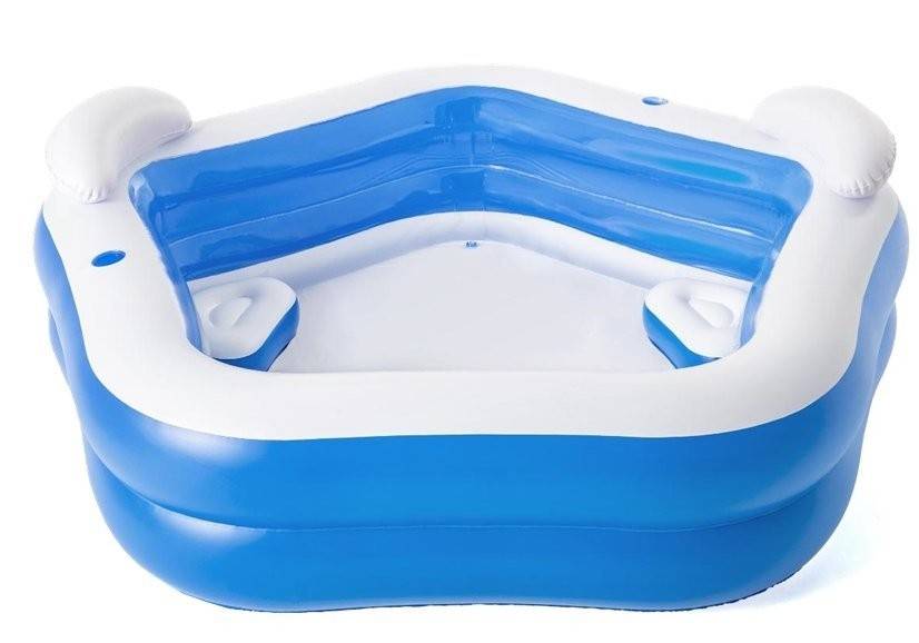Piscine gonflable Pentagone 213 x 206 x 69 cm Bestway 54153 - Image 3