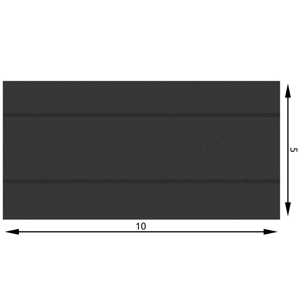 Bâche de piscine rectangulaire noire 500 x 1000 cm - Image 4