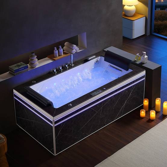 Baignoire balneo Thérapeutique ALTESS BLACK 170 2 places ARCHIPEL® - 170x86 - Image 1