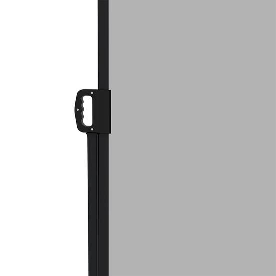 Store latéral Brise-Vue paravent rétractable dim. 4L x 1,80H m alu. Polyester Anti-UV Haute densité 180 g/m² Gris - Image 10