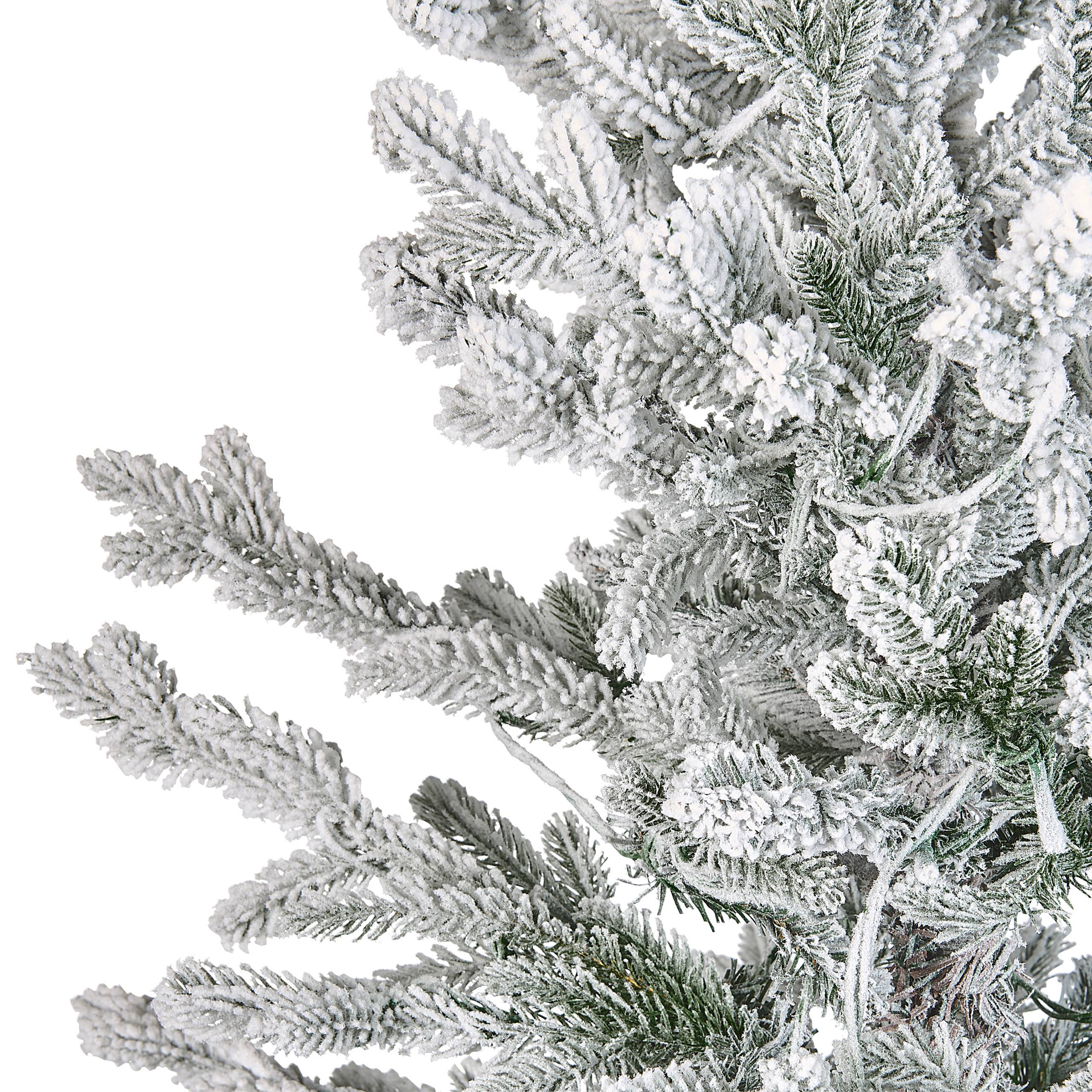 Beliani - Sapin de Noël Matière synthétique Blanc BRISCO - 131x115x180- Beliani - Image 5