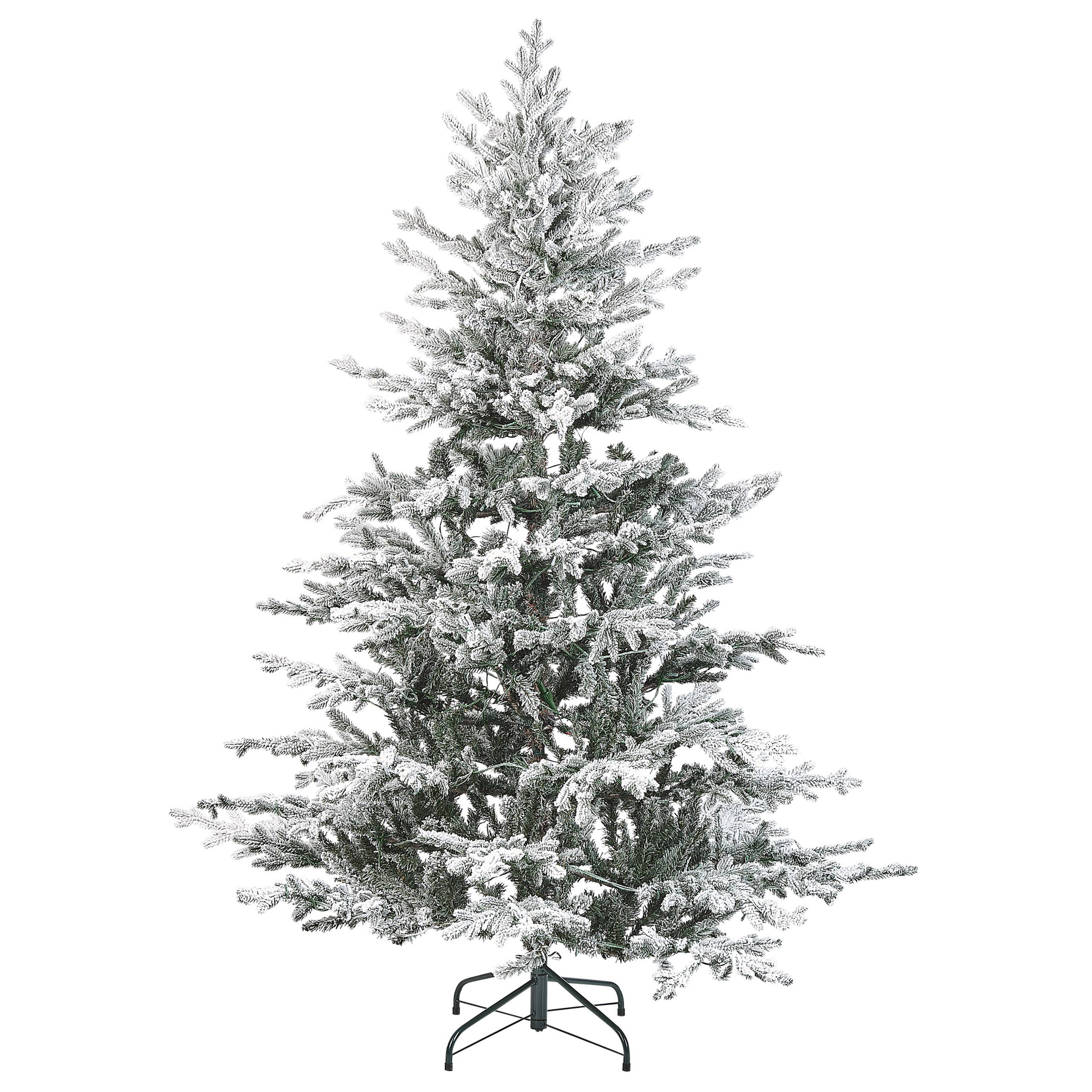 Beliani - Sapin de Noël Matière synthétique Blanc BRISCO - 131x115x180- Beliani - Image 4