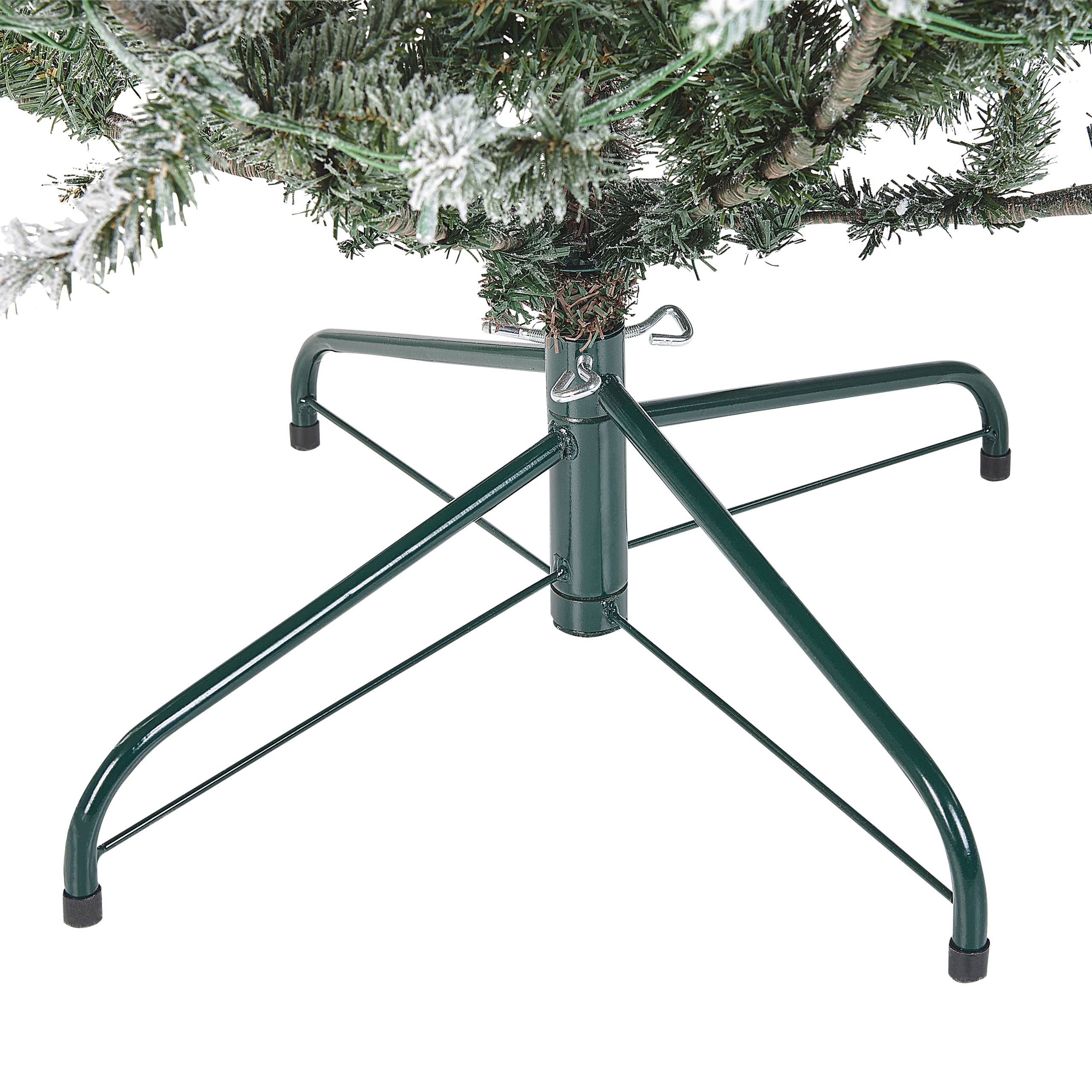 Beliani - Sapin de Noël Matière synthétique Blanc BRISCO - 131x115x180- Beliani - Image 6
