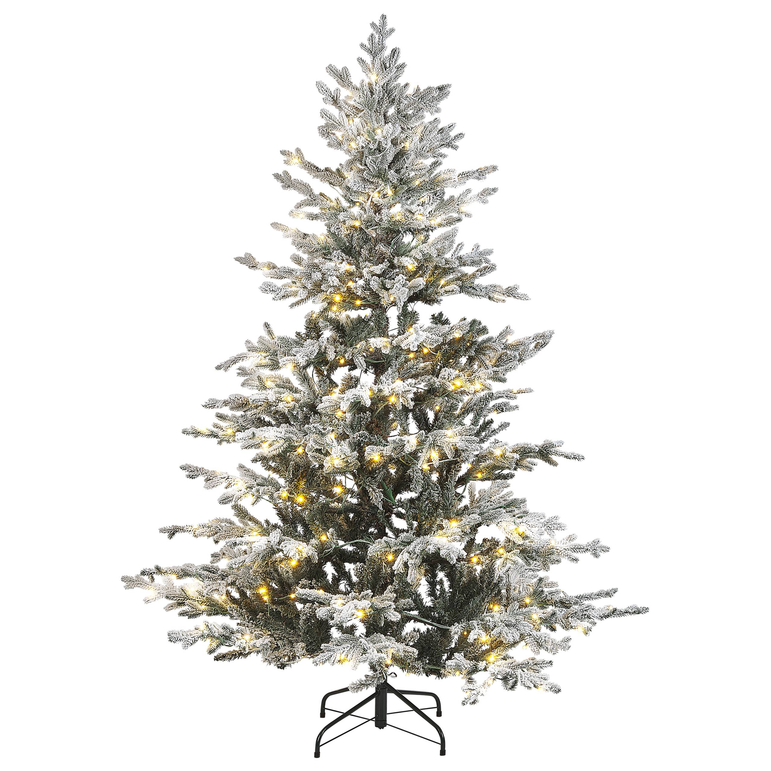 Beliani - Sapin de Noël Matière synthétique Blanc BRISCO - 131x115x180- Beliani - Image 2