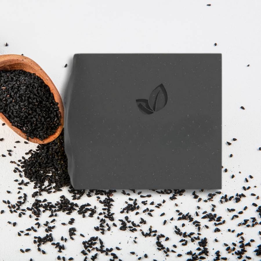 Savon à l'Huile de Nigelle Bio – Soin Réparateur, Apaisant et Purifiant – Idéal pour Peaux Sensibles, Mixtes et à Problèmes - Sun&Sia