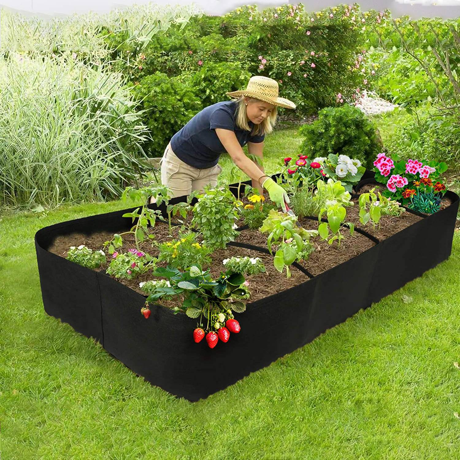 0 - Sac de plantation 120x60x30cm 8 compartiments - Image 1
