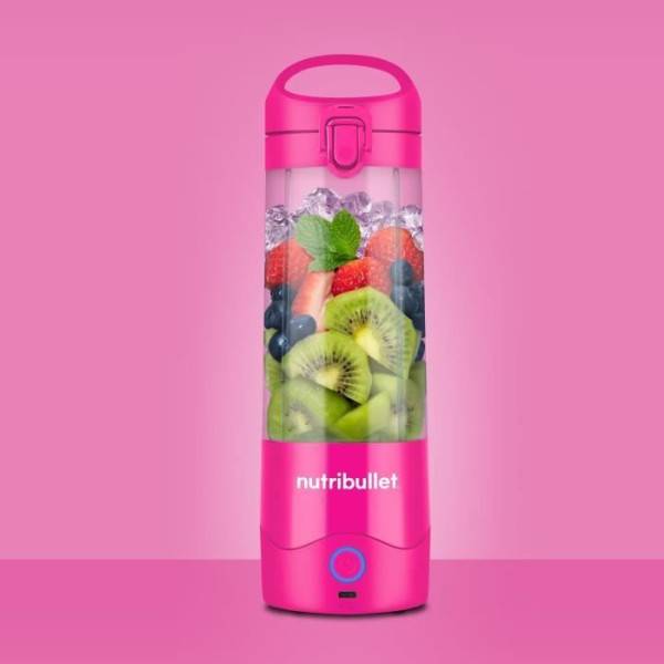 Blender  portable - NutriBullet - NBP003MA - 70W - 0.475L - Rose - 1 gourde incluse - Image 6