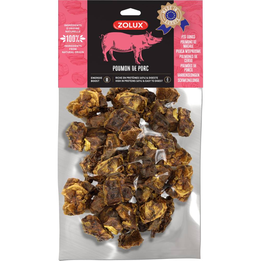 Zolux - Poumon de porc 150 g , friandise pour chien - Image 1