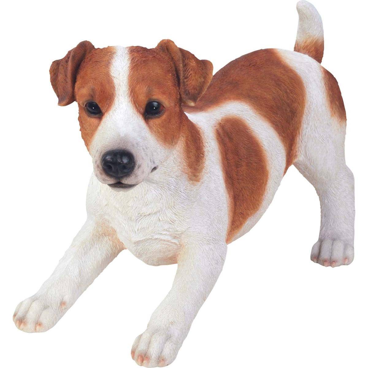 Vivid Arts - Jack Russell sautant en résine 39 cm