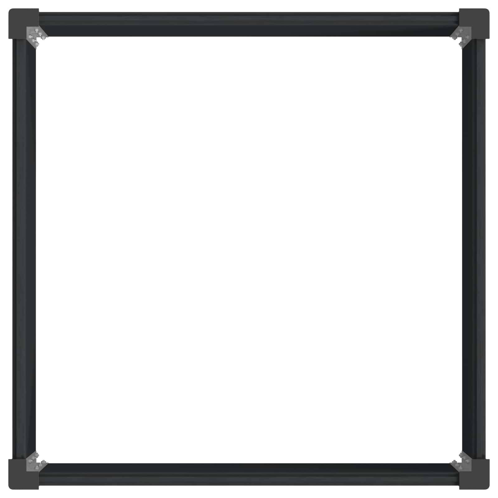 Prolenta Premium - Jardinière aluminium noir  100 x 100 x 54 cm  - Prolenta premium p388.2 - Image 5