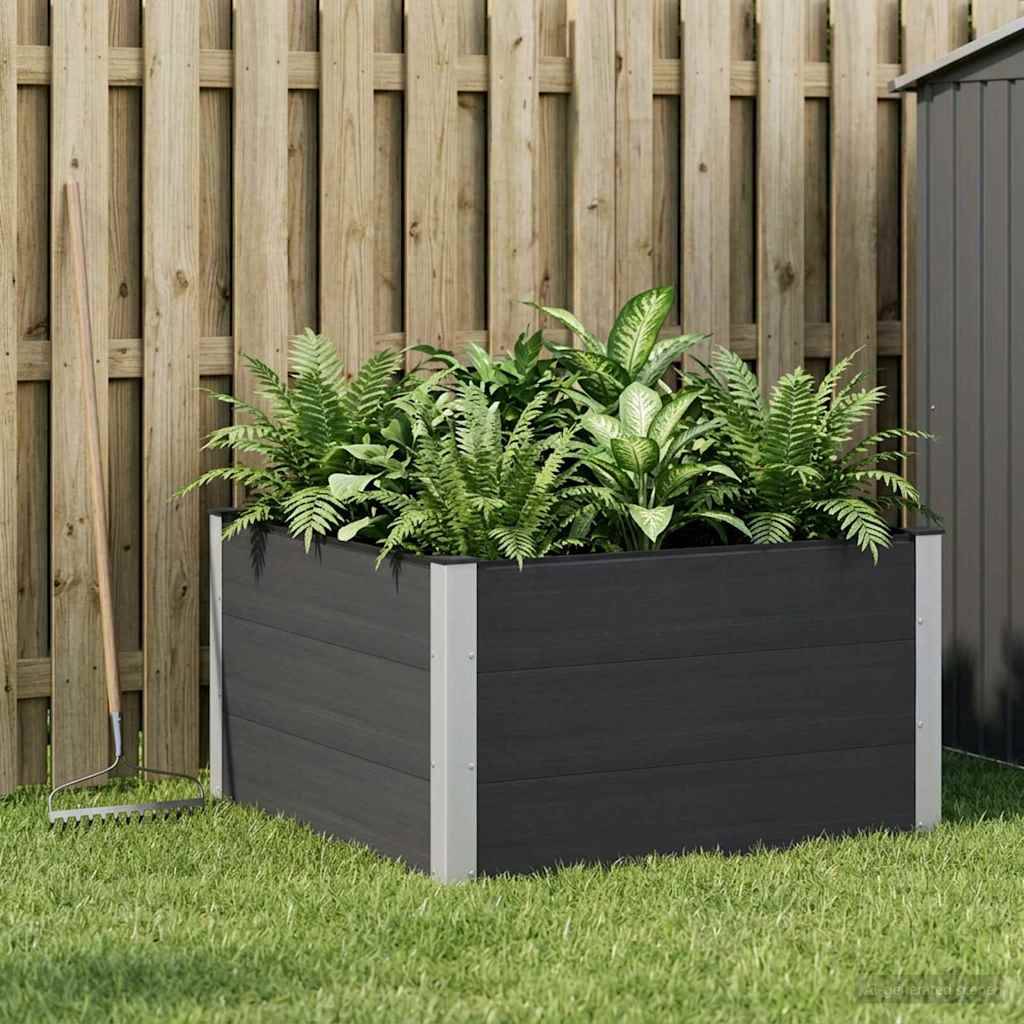 Prolenta Premium - Jardinière aluminium noir 100 x 100 x 54 cm - Prolenta premium p388.2 - Image 2
