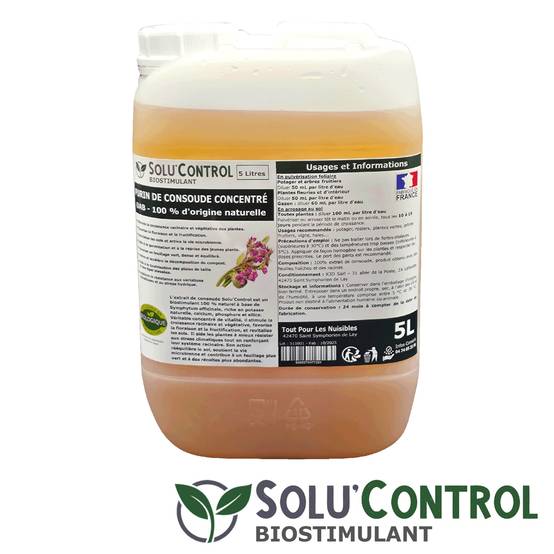 SOLU'CONTROL - Purin de Consoude - 5L Concentré Biostimulant Racinaire, Favorise la Croissance et la Floraison - Image 2