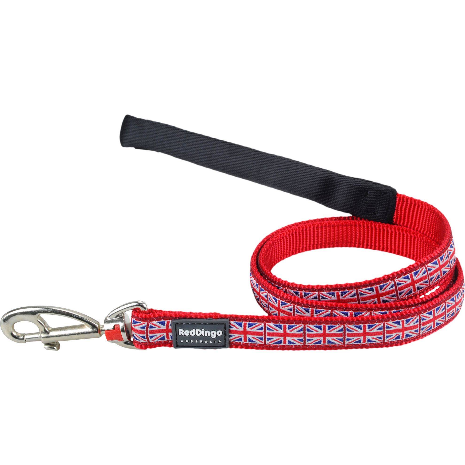 Laisse Red Dingo Fantaisie rouge "Union Jack" Taille : T2 RED DINGO