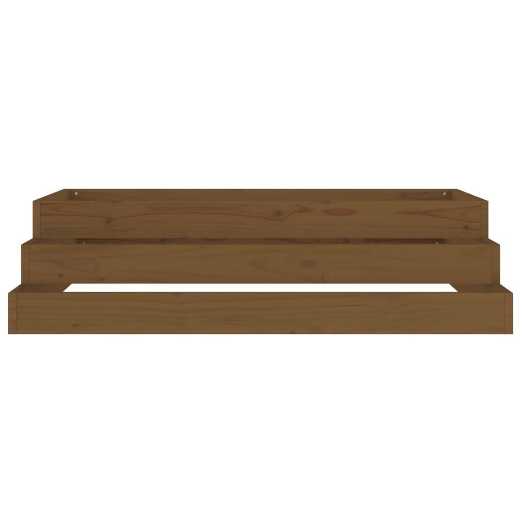 Vidaxl - Jardinière Marron miel 110x110x27 cm Bois massif de pin vidaXL 823902 - Image 6