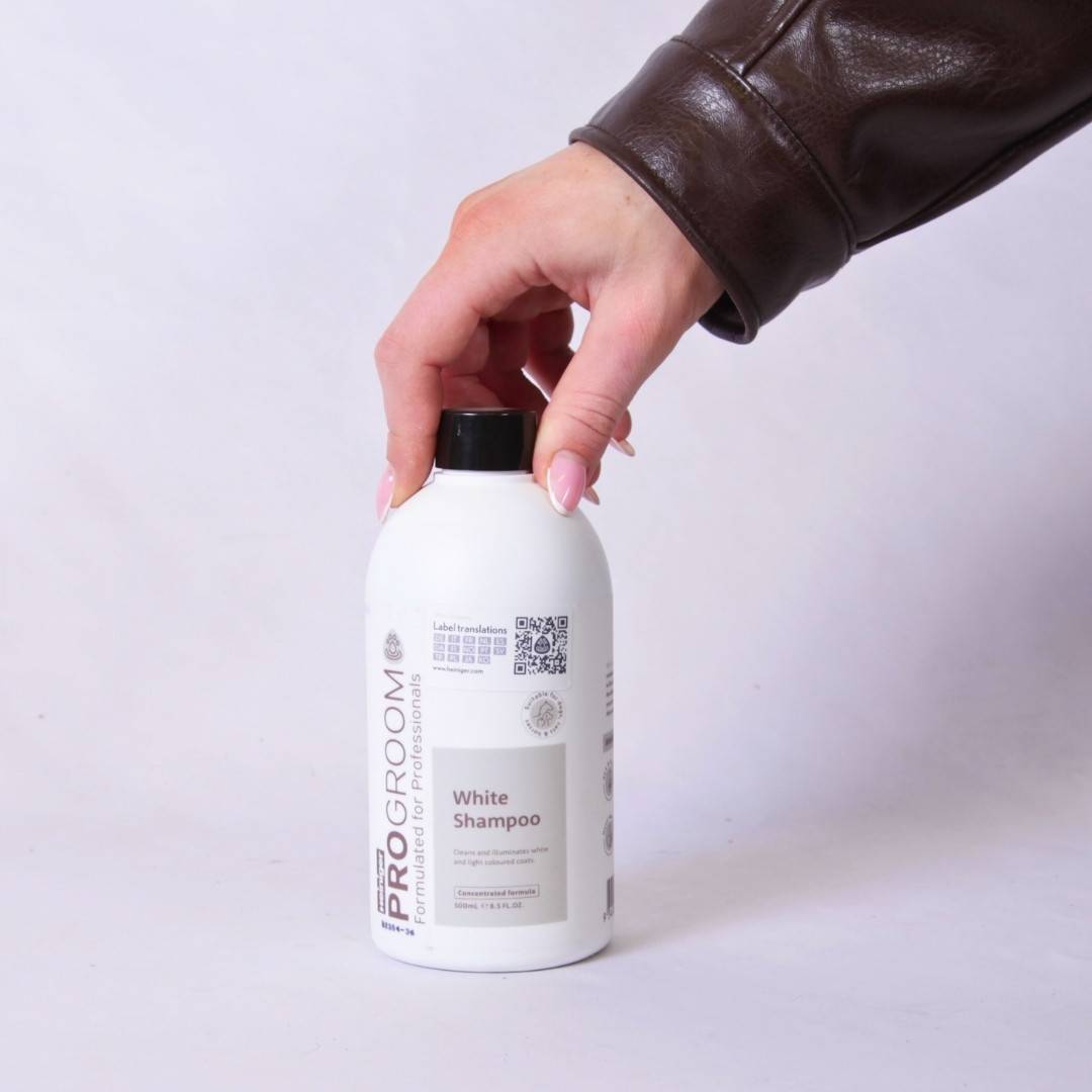 Heiniger - Shampoing spécial pelage blanc White 500 ml ProGroom - Image 4
