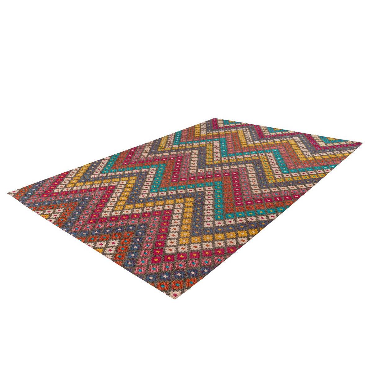 Tapis Tissé Imprimé "Primavera" Multicolore 200 x 290 cm - Image 2