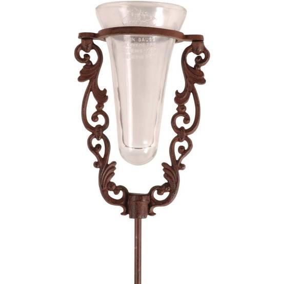 Esschert Design - Pluviomètre de jardin en verre avec support en fonte Water In The Garden - Image 3