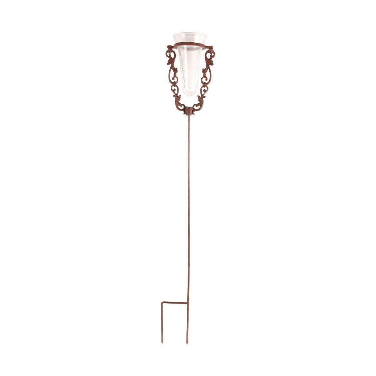 Esschert Design - Pluviomètre de jardin en verre avec support en fonte Water In The Garden - Image 1
