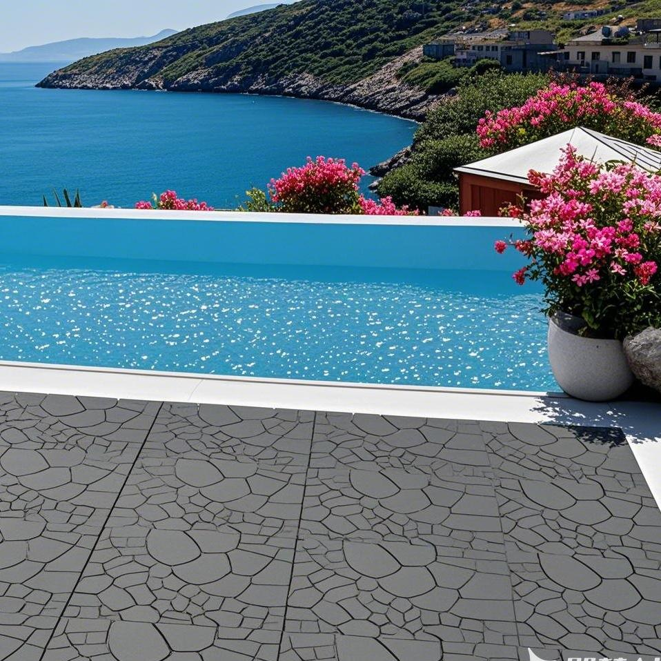 PANGIVO - Dalles de terrasse polypropylène griss 30 x 30 x 2 cm - PANGIVO - Image 4