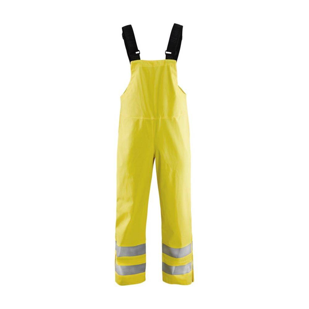 Cotte de pluie à bretelles haute visibilité Blaklader respirante Jaune XL - Image 1