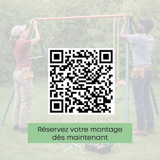 Trigano Jardin - Portique bois métal Kaheco 2,30 m 8 enfants Trigano - Image 5