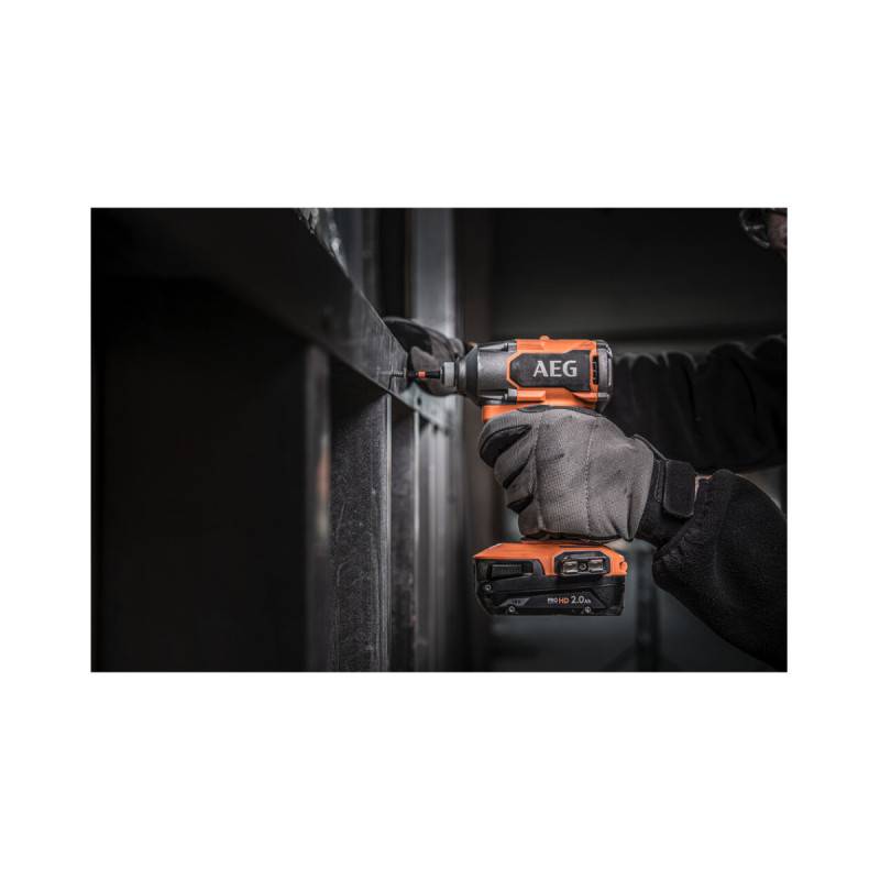 Aeg - Pack AEG Visseuse à chocs - BSS18C3B3-0 - 18V Brushless - 1 batterie 2.0Ah - 1 chargeur - SETL1820S - Image 5