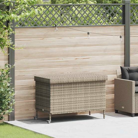 YITAHOME Grande Boîte de rangement de jardin - 450 L - Verrouillable avec Couvercle - Marron YITAHOME Grande Boîte de rangement de jardin - 450 L - Verrouillable avec Couvercle - Marron