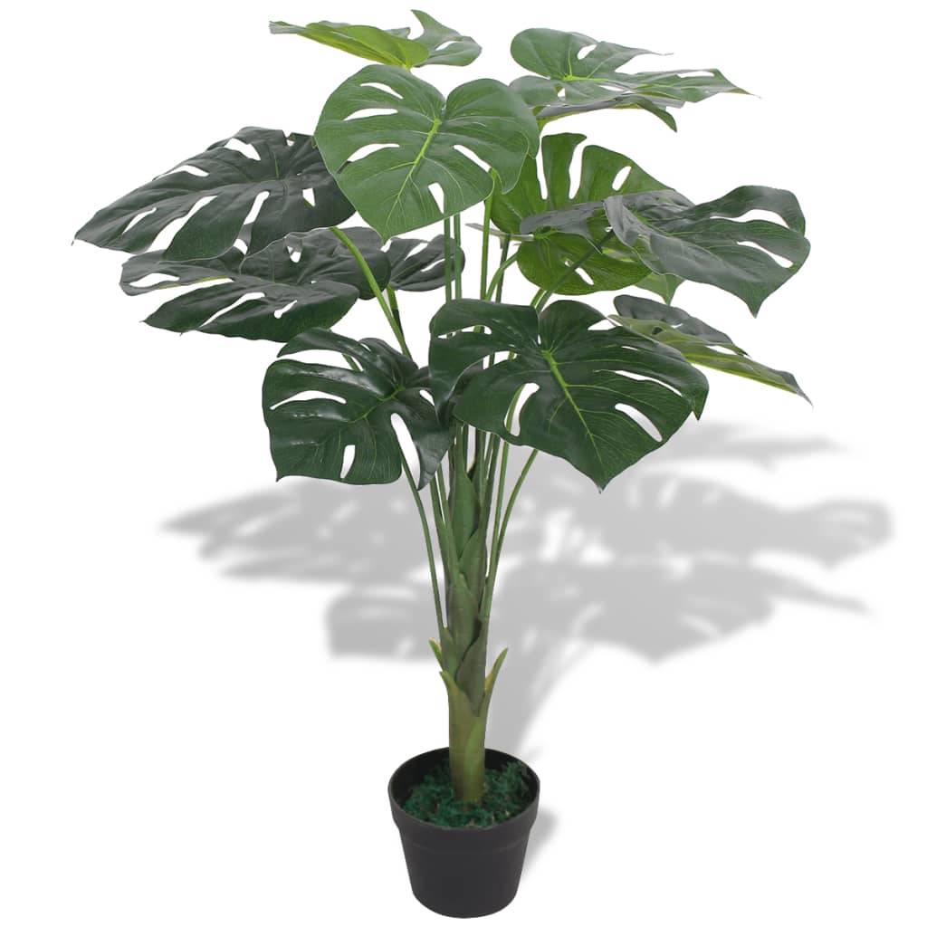 Vidaxl - Plante artificielle avec pot Monstera 70 cm Vert - Image 1