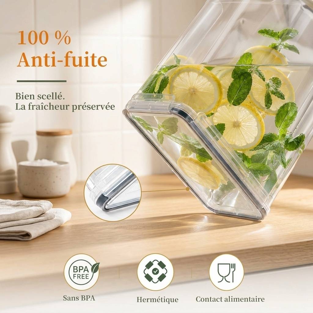 2 packs de 19 L total pour farine, riz, sec - Image 4