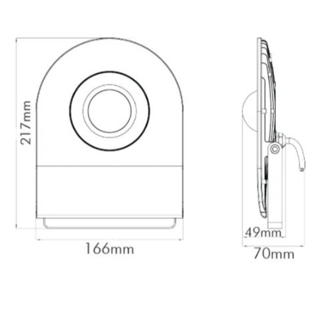 Projecteur LED GOA 50W IP65 6000K - Image 2