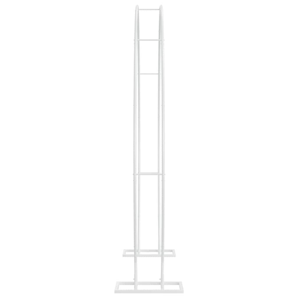 Arche de jardin en acier blanc pour cérémonie extérieure support décoratif 220cm - ComfortXL Outdoor Living - Image 6
