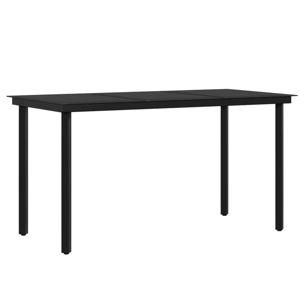 ComfortXL - Table et Chaises de Jardin 4 Pers Résine Tressée Acier Extérieur Gris 5 pcs – ComfortXL Outdoor Living - Image 5