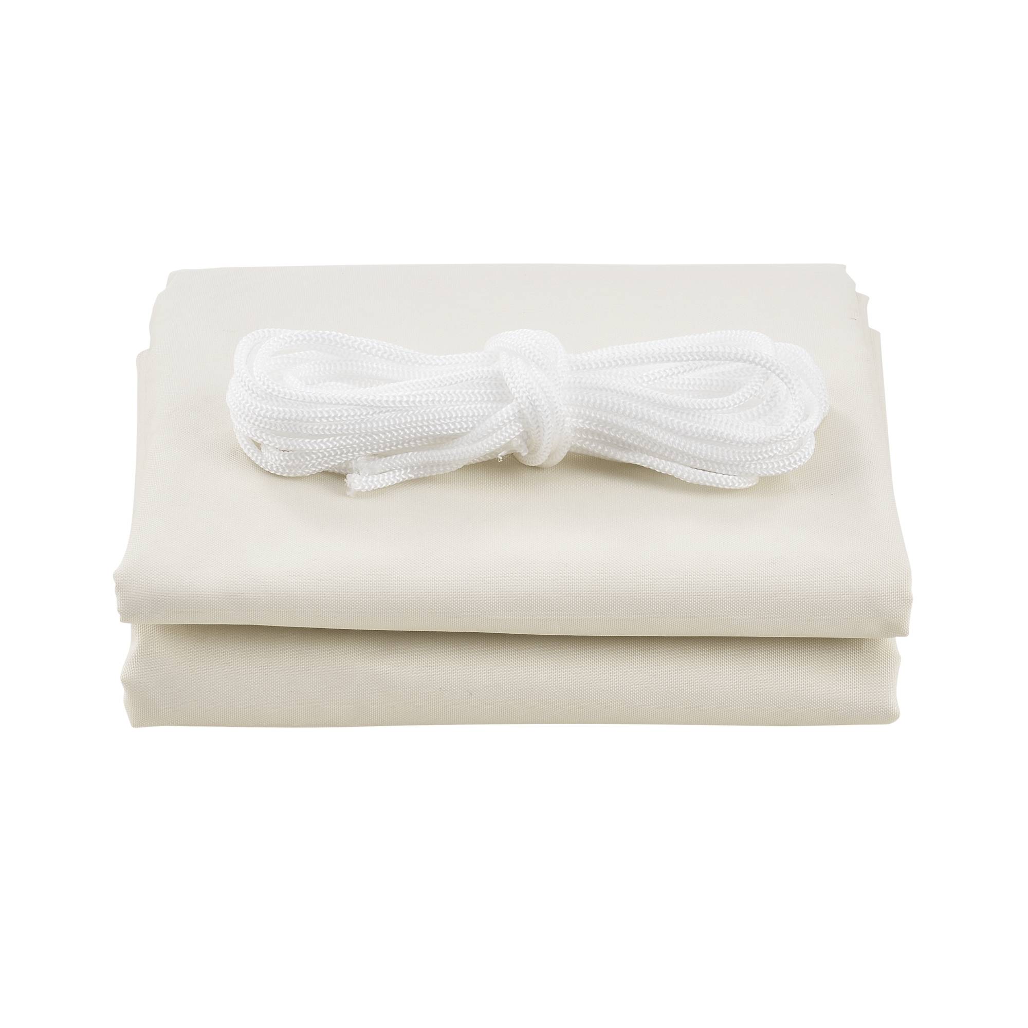 Voile d'Ombrage Lerma Carrée Beige 4 x 4 m [en.casa] - Image 2