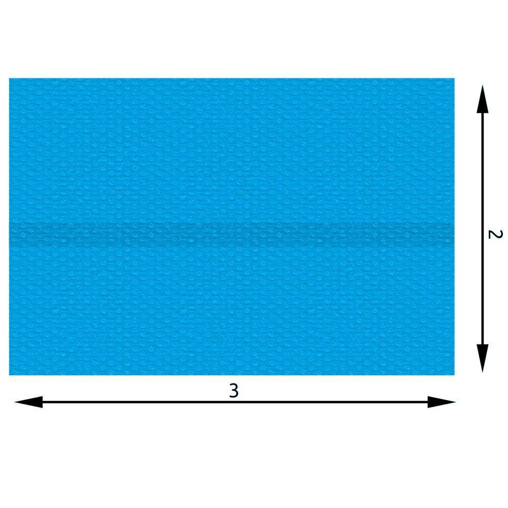 Bâche de piscine rectangulaire bleue 200 x 300 cm - Image 4