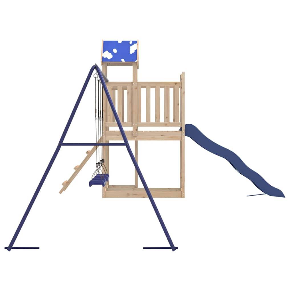 Aire de jeux d'extérieur - Jeu Plein air enfant bois de pin massif rj31 - Image 5