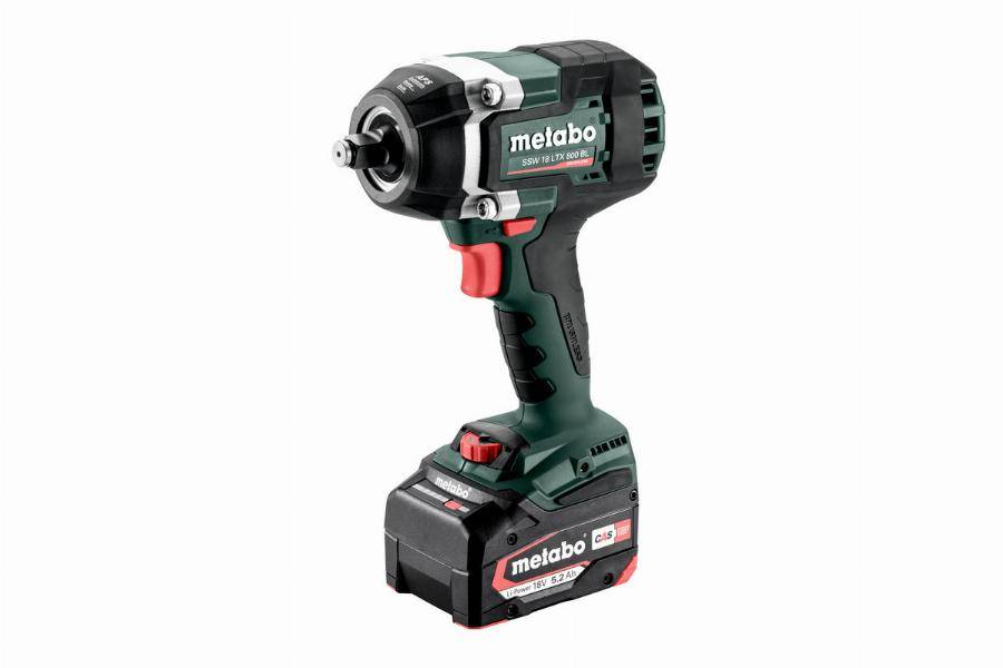Metabo - Visseuse à chocs METABO SSW 18 LTX 800 BL - 2 Batteries 5.2 Ah + chargeur - 602403650 - Image 1
