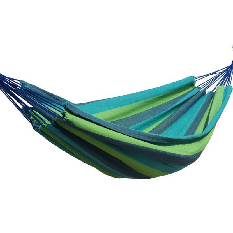 Hamac Detente - Hamac double pour 2 personnes bleu et vert - Hamac Detente