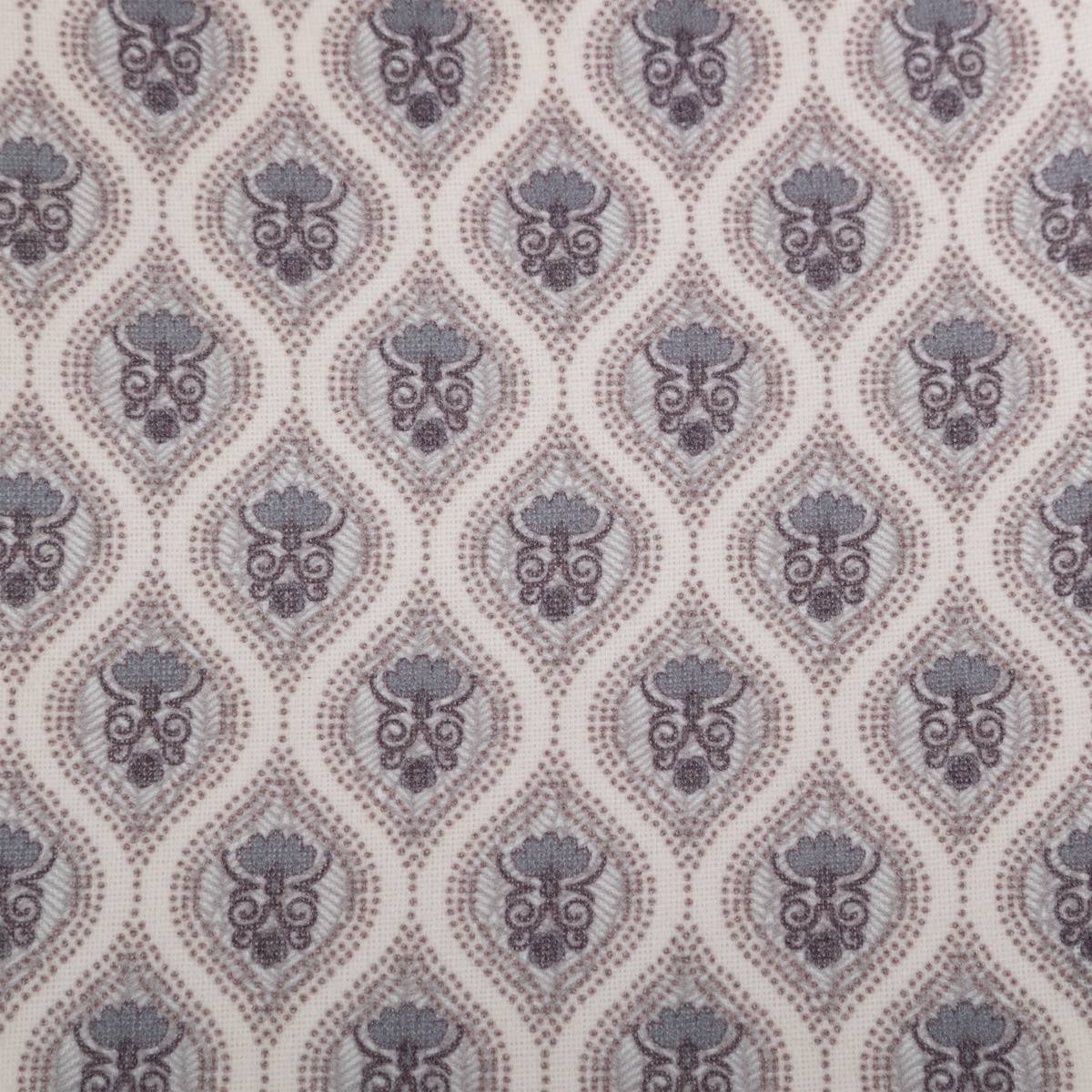 Atmosphera - Mannequin décoratif sur pied Buste tissu aux motifs Violet et Bleu H 160 cm - Image 4
