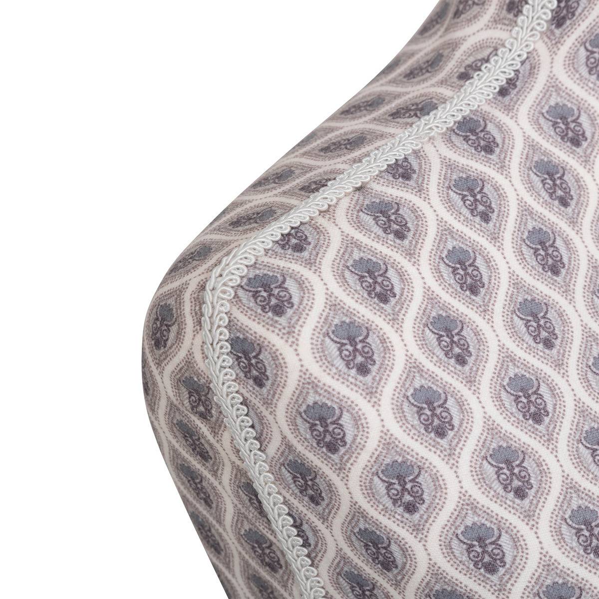 Atmosphera - Mannequin décoratif sur pied Buste tissu aux motifs Violet et Bleu H 160 cm - Image 2