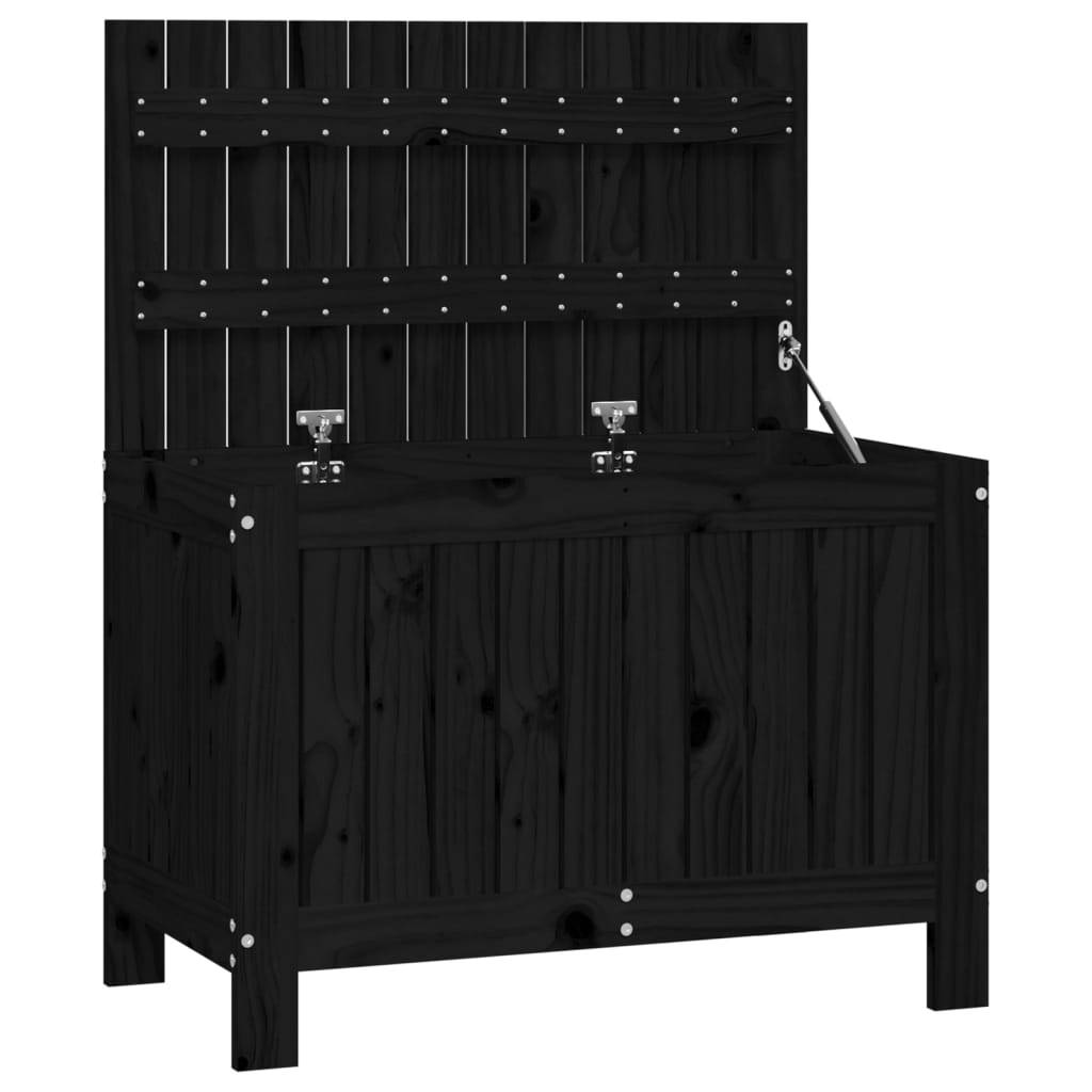 Coffre de Rangement en Bois de Pin Massif avec Vérin Hydraulique pour ...