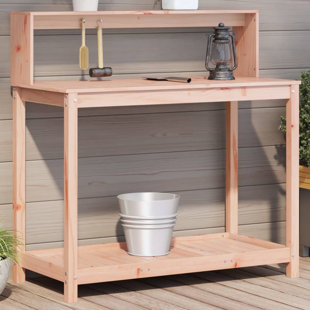 Grande station de jardinage en Bois Douglas Robuste et spacieuse pour aménagement extérieur 108x50x109.5 cm – ComfortXL Outdoor Living - Image 1