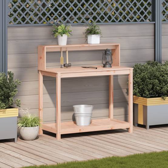 Grande station de jardinage en Bois Douglas Robuste et spacieuse pour aménagement extérieur 108x50x109.5 cm – ComfortXL Outdoor Living - Image 3