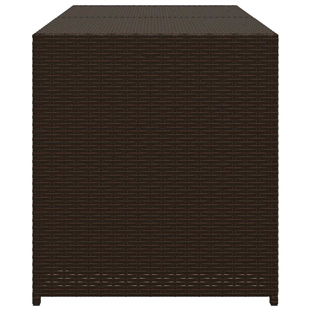 PANGIVO - Coffre de jardin résine tressée marron 120 x 50 x 56 cm - PANGIVO - Image 5